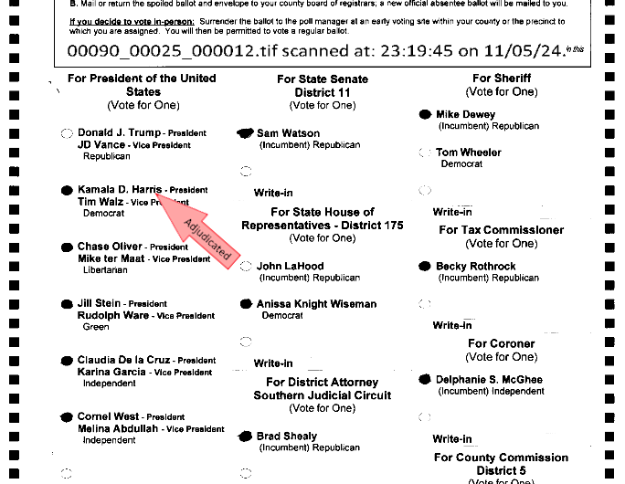 Adjudication example 4